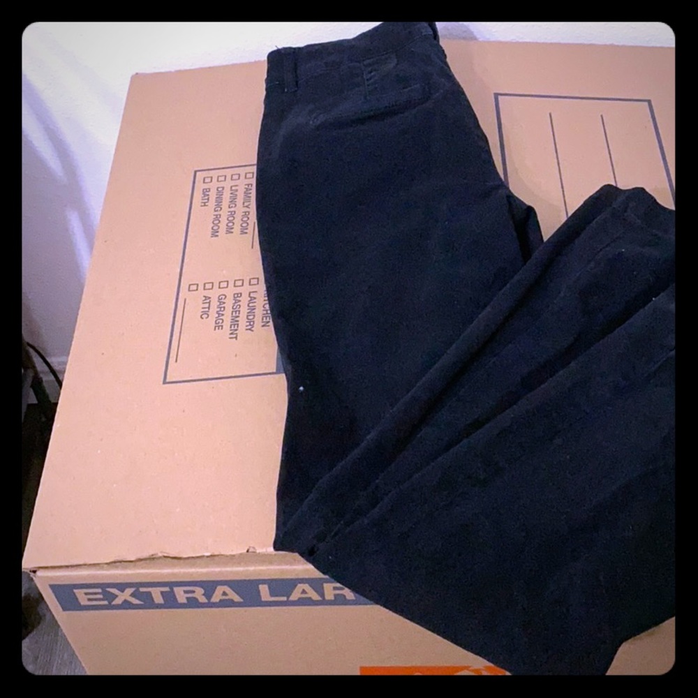 Boot cut black dress pants